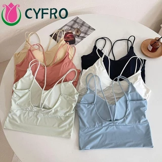 Áo ống CYFRO Áo ngực, có áo ngực Nylons Ice Silk Suspenders, Đồ lót Traceless Chống trượt Gói ngực Áo Vest nữ mùa hè