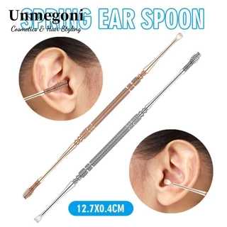 Unmegoni 1PC Earpick Dụng cụ làm sạch người lớn Muỗng tai bằng thép không gỉ