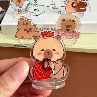 Capybara Acrylic Đứng Hình Mô Hình Anime Nhân Vật Hành Động Đồ Chơi Hoạt Hình Hoạt Hình Trang Trí Bàn Làm Việc Đồ Trang Trí