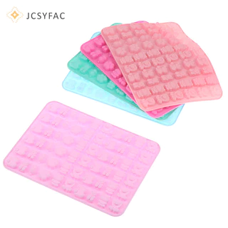 Jcsyfac 60 Khoang Động Vật Silicon Gummy Khuôn DIY Kẹo Sô Cô La Thạch Đá Viên Pralines Caramel Khuôn Bánh Decorag Dụng Cụ Nướng Bánh Mới