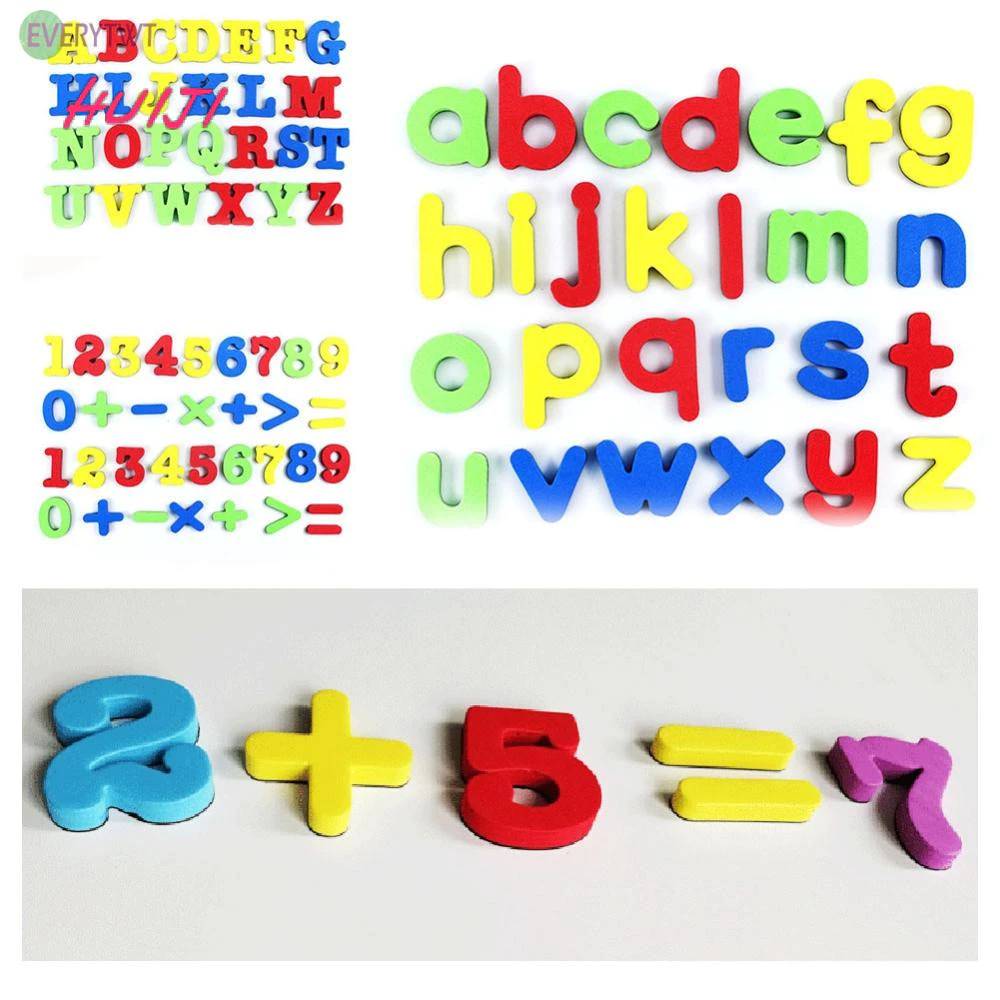 ⭐ Hot Sale ⭐Learning Teaching MAGNETIC Toy Letters & Numbers Fridge Magnets Alphabet Decor Brand New