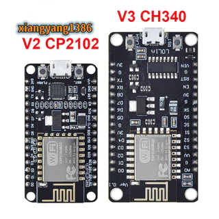 Mô-đun không dây NodeMcu V2 V3 CH340 CP2102 Lua WIFI Internet Of Things Ban phát triển ESP8266 Với ăng-ten Pcb và cổng USB