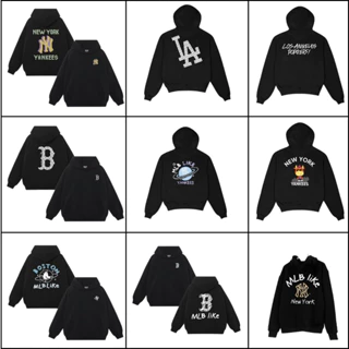 Áo Hoodie MLB Unisex Form Rộng, Áo Nỉ Nam Nữ Chất Liệu Cotton Nhiều Loại Ảnh Thật Có Sẵn