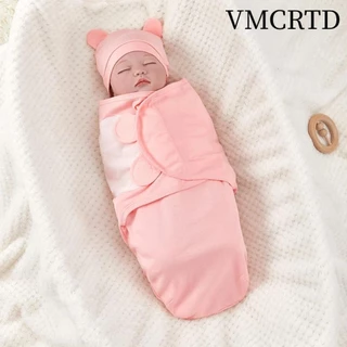 Túi Ngủ Sơ Sinh VMCRTD, Quấn Quấn Quấn Chống Đá Cho Bé, Bán Chạy Cotton Mềm Mại Ấm Áp Chăn Unisex Trẻ Sơ Sinh