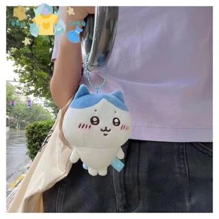 Búp bê sang trọng OTOINSG Chiikawa, Mặt dây chuyền túi sang trọng Chikawa 10cm, Mặt dây chuyền Anime Xiaobaji Nhật Bản