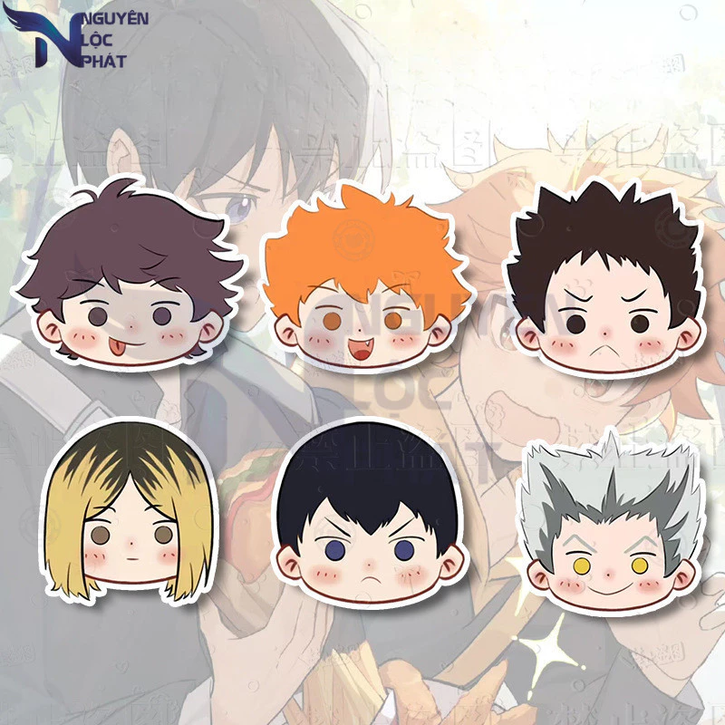 Ghim Cài Áo Bằng Acrylic Hình Hoạt Hình Haikyuu Dễ Thương nlp shop anime