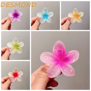 Vuốt Tóc Hoa DESMOND, Kẹp Cá Mập Nhựa Mũ Đi Biển Kẹp Tóc Emijay, Phụ Kiện Tóc Ngọt Ngào Tóc Đuôi Ngựa Barrettes Kẹp Tóc Hàn Quốc Emijay Kẹp Tóc Mùa Hè / Mùa Xuân