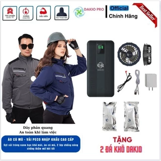 Áo điều hòa công nghệ nhật bản DAKIO PRO, Bảo Hành 1 Đổi 1 - TẶNG 2 TÚI ĐÁ KHÔ Làm Mát