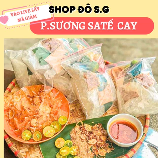 Bánh Tráng Phơi Sương Trộn Mở Hành Siêu Cay,Sate Tắc Muối Nhuyễn Mềm Dẻo Siêu Ngon đô ăn vặt