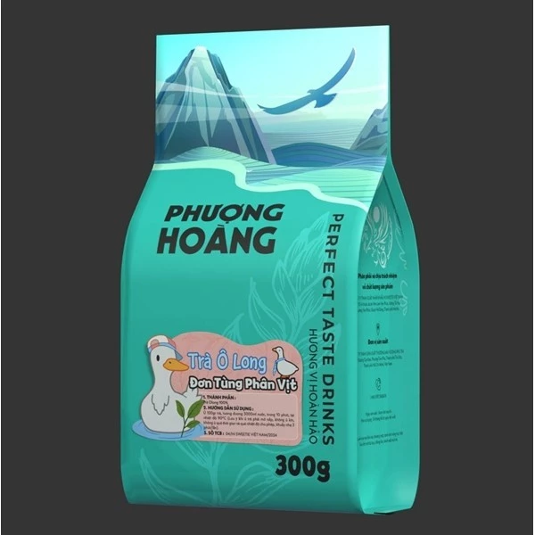 TRÀ PHƯỢNG HOÀNG - Trà Ô Long Đơn Tùng Phân Vịt 300gr( 20 gói/ thùng) (Gói)