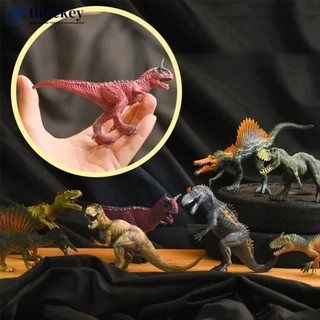 Timekey 2 / 4 Bộ mô hình khủng long rắn Trẻ em Tyrannosaurus Triceratops Đồ chơi khủng long Thế giới kỷ Jura Bộ sưu tập khủng long Quà tặng Trẻ em Mô hình nhận thức khủng long F2X3