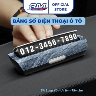 Bảng số điện thoại trên ô tô YUMCHO bảng ghi số điện thoại gắn taplo để lại số điện thoại khi đỗ xe cao cấp- sang trọng