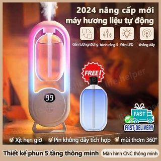 ✅Máy Xịt Thơm Phòng Tự Động máy tinh dầu thơm phòng máy khuếch tán tinh dầu decor phòng ngủ bình sịt thơm phòng