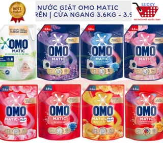 Nước giặt Omo Matic cửa trên-cửa trước 3.6kg / 3,9kg