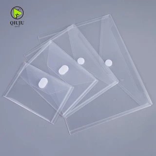 Thư mục tập tin QIUJU, Túi đựng hồ sơ A4 / A5 / A7 / A8 bằng nhựa, Túi văn phòng phẩm trong suốt chống thấm nước dày Văn phòng học