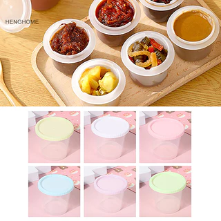 Henghome 1 Cái Mini Nước Sốt Nhựa Bóp Chai Hộp Gia Vị Salad Hộp Đựng Đồ Cho Thịt Nướng Ngoài Trời Bento Hộp Cơm Trưa Phụ Kiện TFG