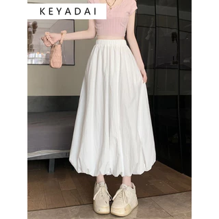 KEYADAI Chân váy dài Váy Chân váy thời trang váy nữ Thể thao thời trang Stylish Dễ thương WSQ2440T4C 16Z240418