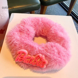 Guouqna Phong Cách Barbie Sang Trọng Dây Buộc Tóc Lớn Scrunchies Phiên Bản Hàn Quốc Nơ Công Chúa Tóc Dây Cho Bé Gái Mũ Đội Đầu Phụ Kiện Tóc BASL