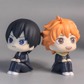 10cm Haikyuu Anime Shoyo Hinata Tobio Kageyama Anime Nhân Vật Hành Động Mô Hình PVC Đầu Lớn Dễ Thương Ngồi Tư Thế Bộ Sưu Tập Búp Bê Tượng Đồ Chơi Quà Tặng Sinh Nhật Đồ Trang Trí Máy Tính Để Bàn Trang Trí Nhà