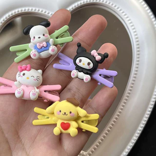 1 Sanrio Kẹp Tóc Mỏ Vịt Kẹp Tóc Động Vật Hoạt Hình Hairgrips Ngọt Barrette Cho Bé Gái Hình X