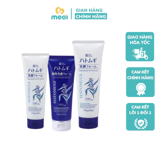 Sữa rửa mặt Ý Dĩ Hatomugi dưỡng ẩm, trắng da Moisturizing & Facial Washing 130g/170g