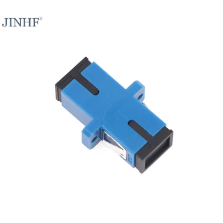 Jinhf 10 Cái / lốc Đặc Biệt DIY Phụ Kiện Sợi Quang Kết Nối Adapter Singlemode Simplex SC-SC UPC Coupler HOT