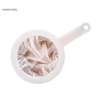 Henghome Có Thể Tái Sử Dụng Nylon Siêu Mịn Lọc Lưới Lọc Thìa Sàng Sữa Đậu Nành Cà Phê Lọc Thực Phẩm Nhà Bếp Rây Lọc TFG