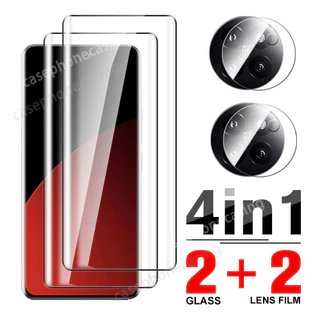 Phim Kính Cường Lực 4in1 Cho Xiaomi Civi4Pro Civi 4Pro Civi 4 Pro 4Pro 5G Civi3 Civi2 2024 Bảo Vệ Camera 9H Kính Bảo Vệ Màn Hình Trong Suốt Kính