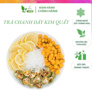 Trà Chanh Dây Kim Quất , Nước Uống Sáng Da Triệu Lộ Tư Detox Chanh Leo Giải Nhiệt Mùa Hè, Thanh Lọc Cơ Thể