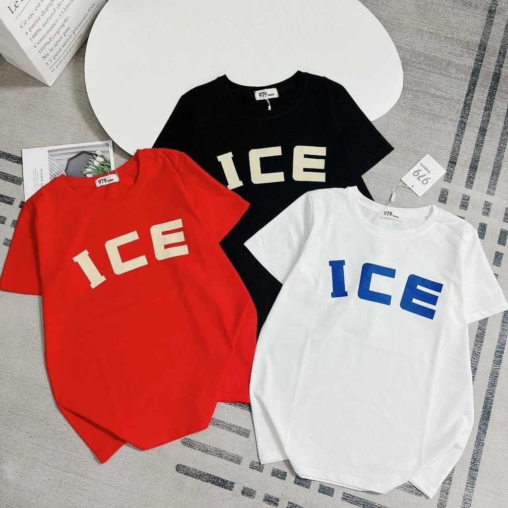 Áo Thun Thái Nữ, Top Cotton Women Co Giãn Thoáng Mát in [ ICE]