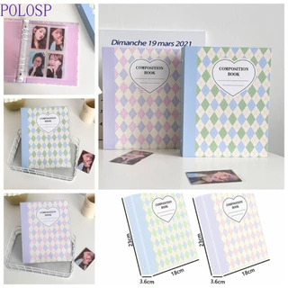 Polosp A5 Kpop Photocard Binder Collect Book, Album Ảnh Vỏ Album Album Ảnh Nhiều Màu Sắc Thần Tượng Album Ảnh, Trang Trong 6 Lỗ Sách Áo Khoác A5 Idol Photo Card Chủ Ngôi Sao Đuổi Theo Đồ Dùng