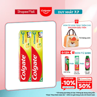 Bộ 2 Kem đánh răng Colgate Vitamin C thơm mát 90g