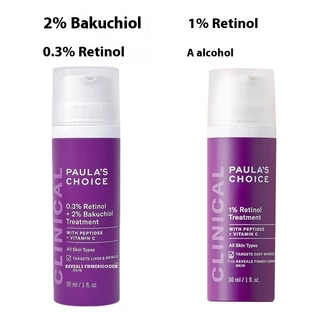 Paula 's Choice 1% Retinol A Tinh chất cồn 0,3% Tinh chất Retinol Sữa Zhuoneng Tinh chất trong suốt Chống lão hóa Sửa chữa nếp nhăn Dưỡng ẩm Chống oxy hóa 30ml