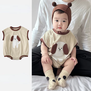 Bộ đồ liền thân cho bé Quần áo mùa hè Bé trai Mùa hè Sơ sinh Sơ sinh Onesie Áo liền quần ngắn tay