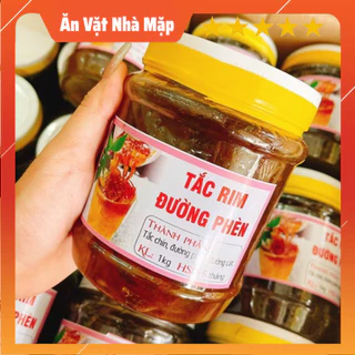 Tắc Xí Muội Đường Phèn Chua Ngọt Đậm Đà Hộp 1kg