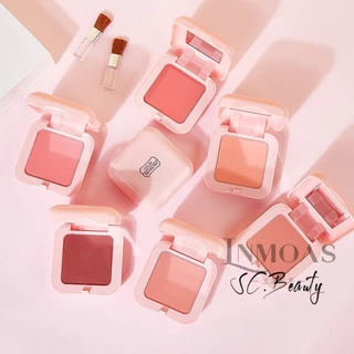 3042 Má hồng trang điểm màu da đào có độ bóng cao Pearlescent Peach Rouge Highlight Contour Matte má hồng đơn