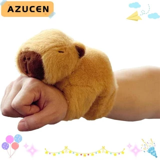 Azucen Capybara Đồ chơi sang trọng, Vòng tay động vật Vòng đeo tay động vật Vòng tay tát động vật, Đồ chơi tương tác hoạt hình