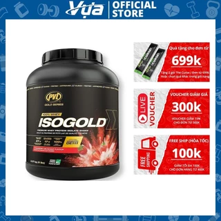 Bột Protein PVL - ISO GOLD (5 Lbs) - Tăng Cơ Giảm Mỡ, Hỗ Trợ Phục Hồi Cơ Bắp Chính Hãng