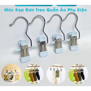 Móc kẹp đơn treo quần áo phụ kiện đa năng , nhỏ gọn , tiện lợi