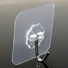 Móc dán tường siêu dinh trong suốt AMIZIN chịu lực 2kg Combo 5 Móc dán tường đá hoa