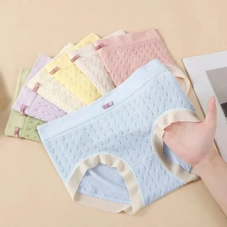 Cotton Nguyên Chất Giữa Tầng Quần Lót Nữ Liền Mạch Thoải Mái Tam Giác Bé Gái Quần Lót Nữ