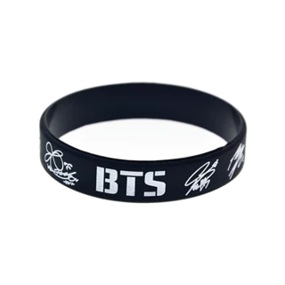 Vòng tay silicon BTS Hàn Quốc BTS Signature Vòng đeo tay Star band fan Vòng tay kỷ niệm