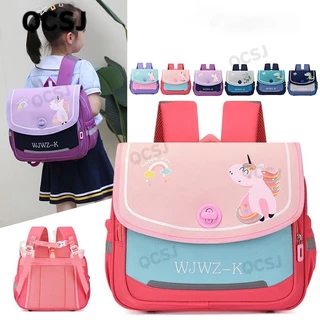 Trẻ Em Mẫu Giáo Phiên Bản Ngang Hoạt Hình Schoolbag Một Đến Lớp Năm Học Sinh Tiểu Học Large-Capa