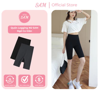 Quần legging nữ SAM ngố co giãn