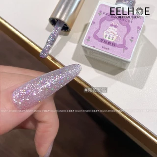 EELHOE Xeijayi Carat Hồng Kim Cương Bạch Kim Sơn Móng Tay Gel Flash Platinum Series Mỹ Long Lanh Trị Liệu Bằng Ánh Sáng Kim Cương Vỡ Keo Dán Móng Tay Shop 10Ml