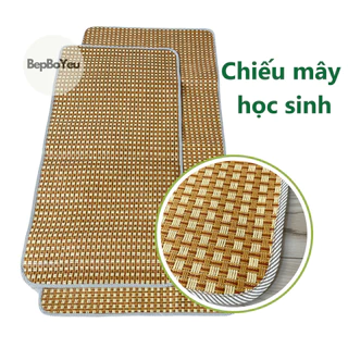 Chiếu mây điều hòa, chiếu mây cho bé đi học, nhiều kích thước, nằm mát, dễ gấp gọn mang theo - Bếp Bố Yêu