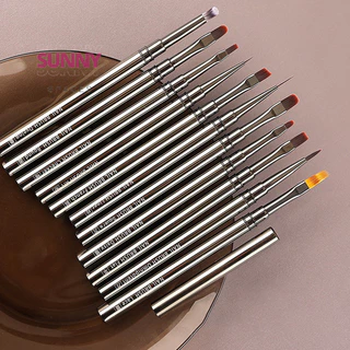 [Sunny Spaces] 1 Chiếc Nail Art Brush Liner Brush Sọc Pattern Paing Brush UV Gel Nối Dài Vẽ Khắc Bút DIY Dụng Cụ Làm Móng Tay mới