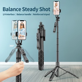 Chân đế chân máy Selfie không dây có thể gập lại Monopod cho máy ảnh hành động Gopro Điện thoại thông minh Cân bằng chụp ảnh ổn định trực tiếp