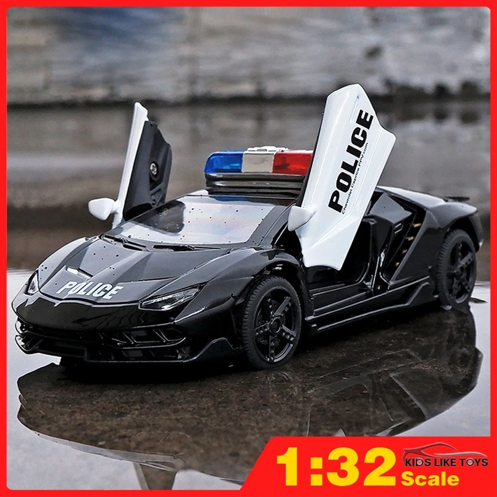 Klt Cân 1 / 32 Lamborghini LP770 LP740 Hợp Kim Cảnh Sát Xe Series Hợp Kim Mô Hình Xe Ô Tô Cho Trẻ Em Đồ Chơi Cho Bé Trai Đồ Chơi Cho Trẻ Em Ô Tô Đồ Chơi Xe Ô Tô Cảnh Sát Bộ Sưu Tập Đồ Chơi