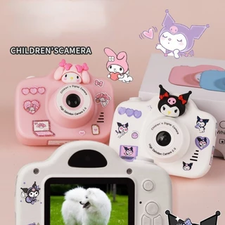 Máy ảnh kỹ thuật số Mini Sanrio Kuromi Camera kỹ thuật số trẻ em HD Cinnamoroll Giai điệu Trẻ em Kamera Máy ghi Video Đồ chơi máy ảnh học sinh